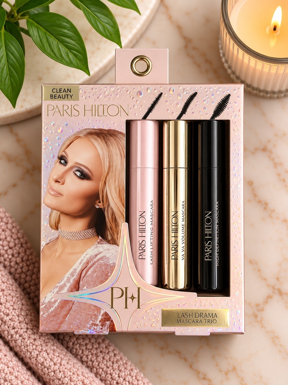 Paris Hilton Mascara Trio - Pink, Gold & Black